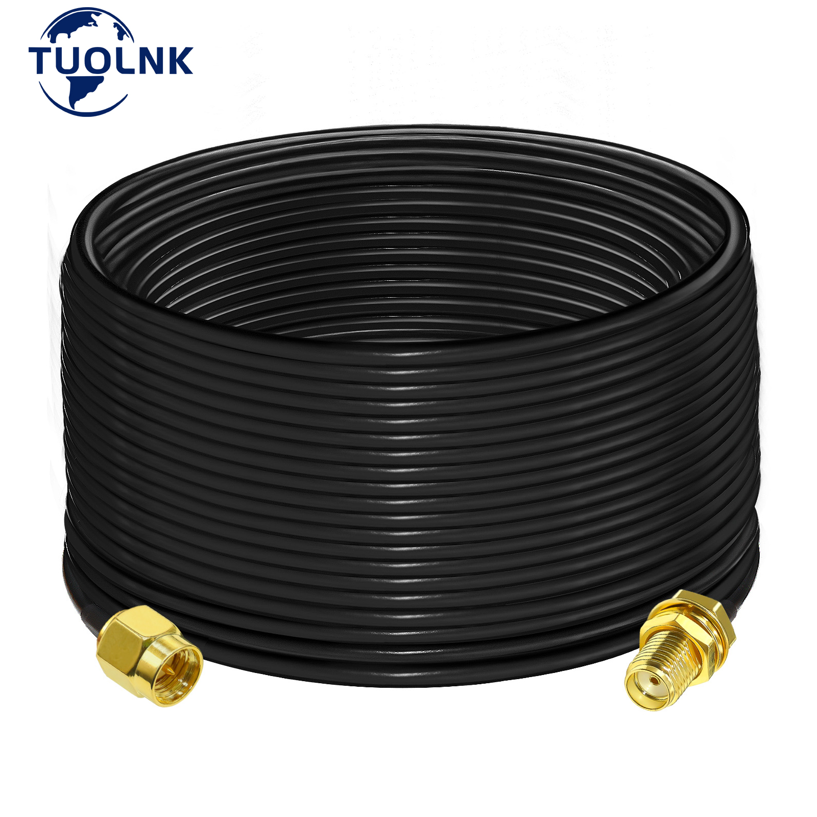 TUOLNK Kabel RG58 Coaxial Extension SMA Male to Female Pure Copper - TL2