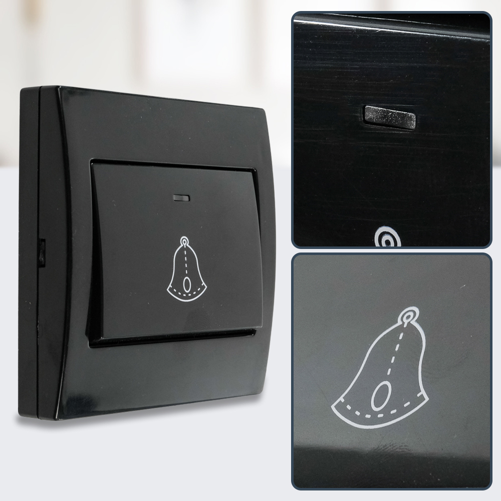 TaffHOME Bel Pintu Wireless Waterproof 1 Transmitter 2 Receiver - H10