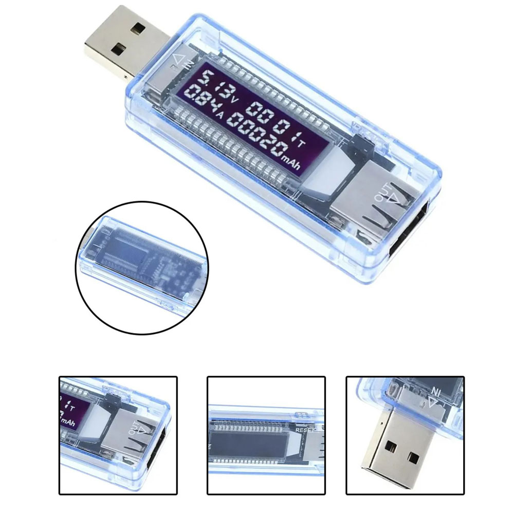 KEWEISI USB Detektor Pengukur Tegangan Voltase dan Baterai Tester - KWS-V20