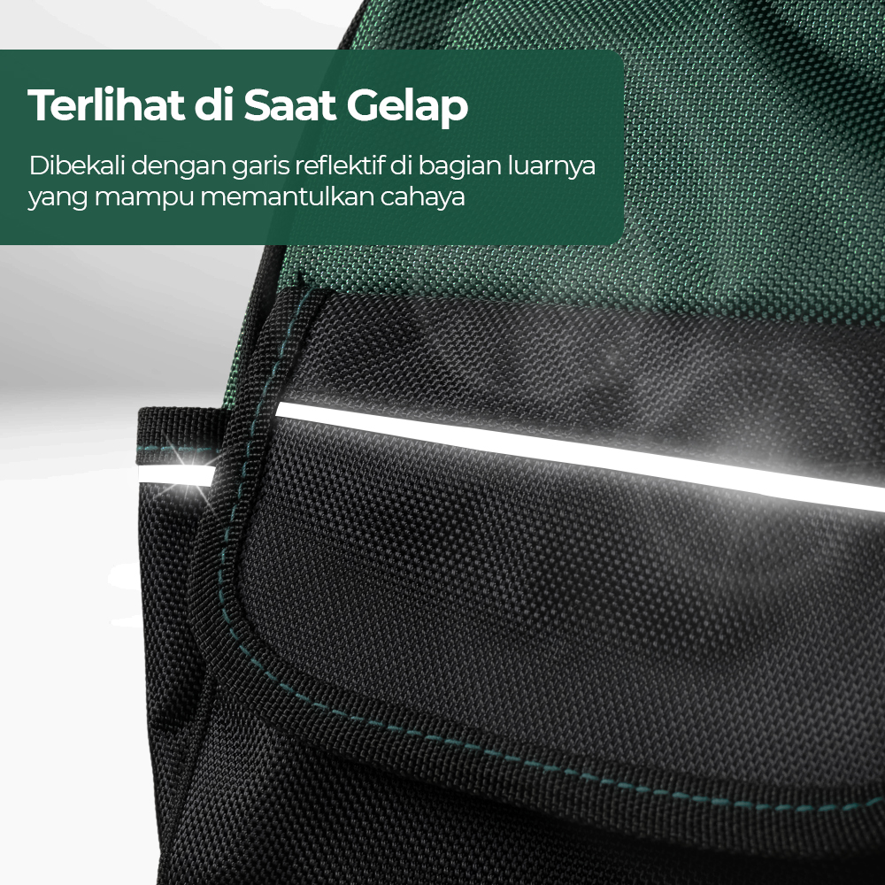 Taffware Tas Perkakas Storage Waterproof Reflective with Hard Cover - A03392