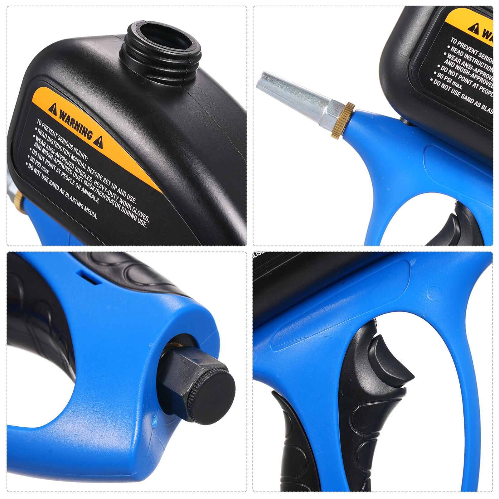 VAHIGCY Sand Blaster Pneumatic Gun Penghilang Karat 90 PSI - SB-255A