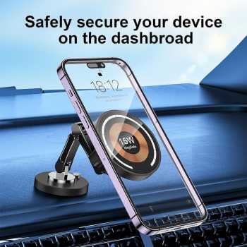 Jual ASENGRY Phone Holder Car Wireless Charger Magnetic Foldable