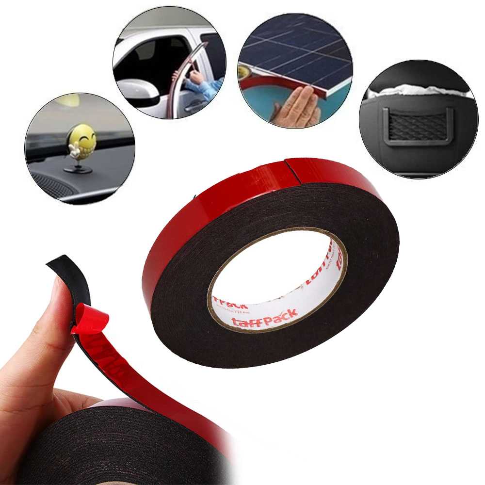 TaffPACK Lakban Double Tape Foam 10M - Gambar 4