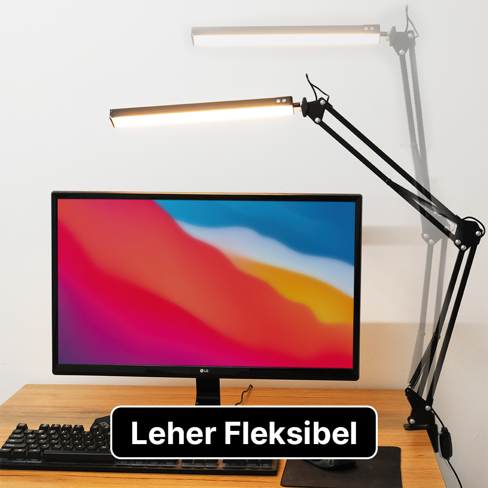 TaffLED Lampu Baca LED Reading Desk Lamp 1000 Lumens 12W 3 Color - FX310