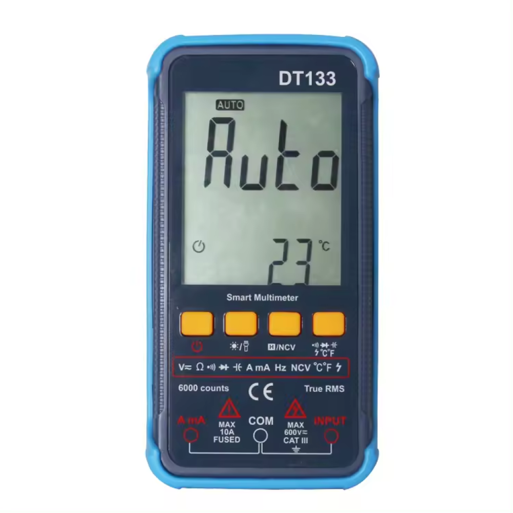 WHDZ Digital Multimeter Portable NCV Voltage Tester 600V - DT133