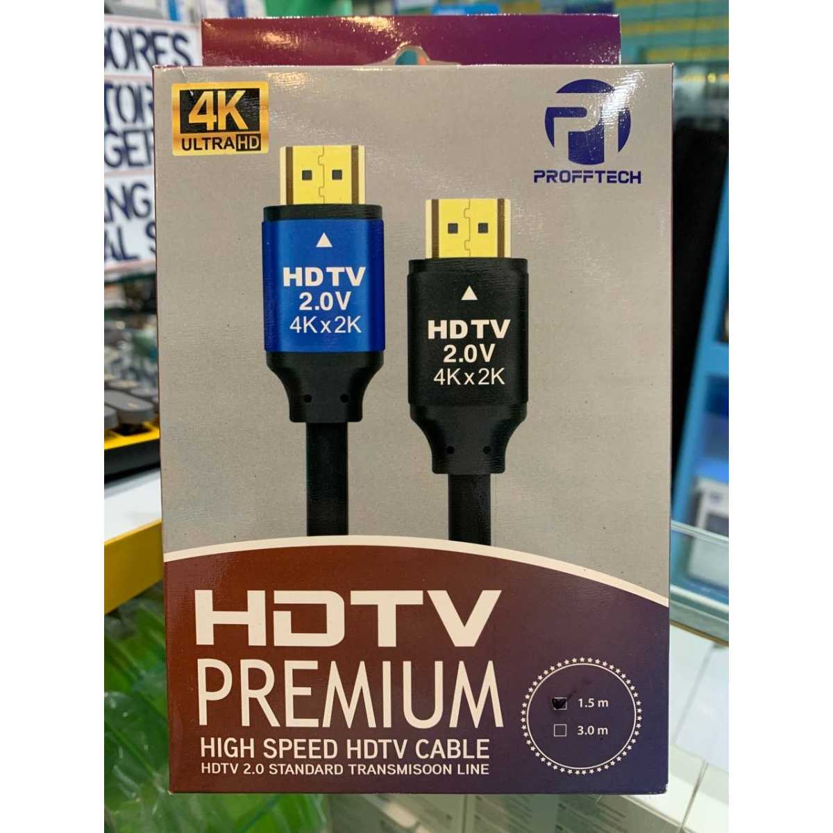 Jual Profftech Kabel HDMI High Speed HDTV Premium Meter