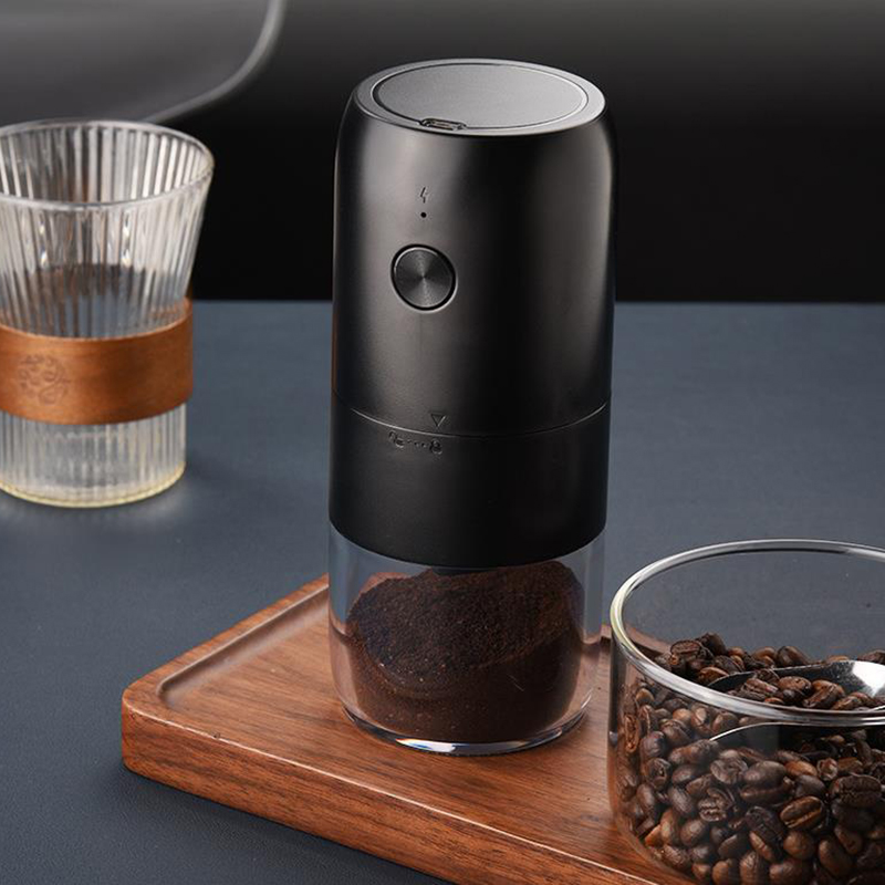 CLITON Alat Penggiling Kopi Elektrik Coffee Grinder Adjustable 1800mAh - KMDJ-2A