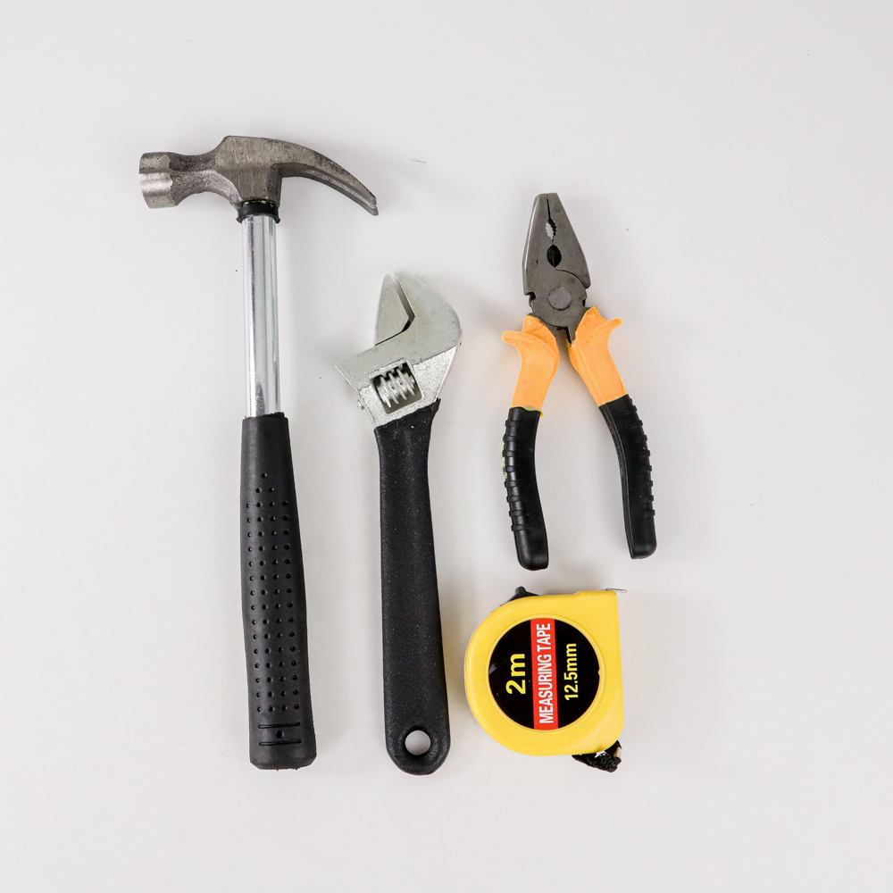 Taffware Alat Set Perkakas Palu Tang Obeng Kunci Pas 15 in 1 - YL-8016