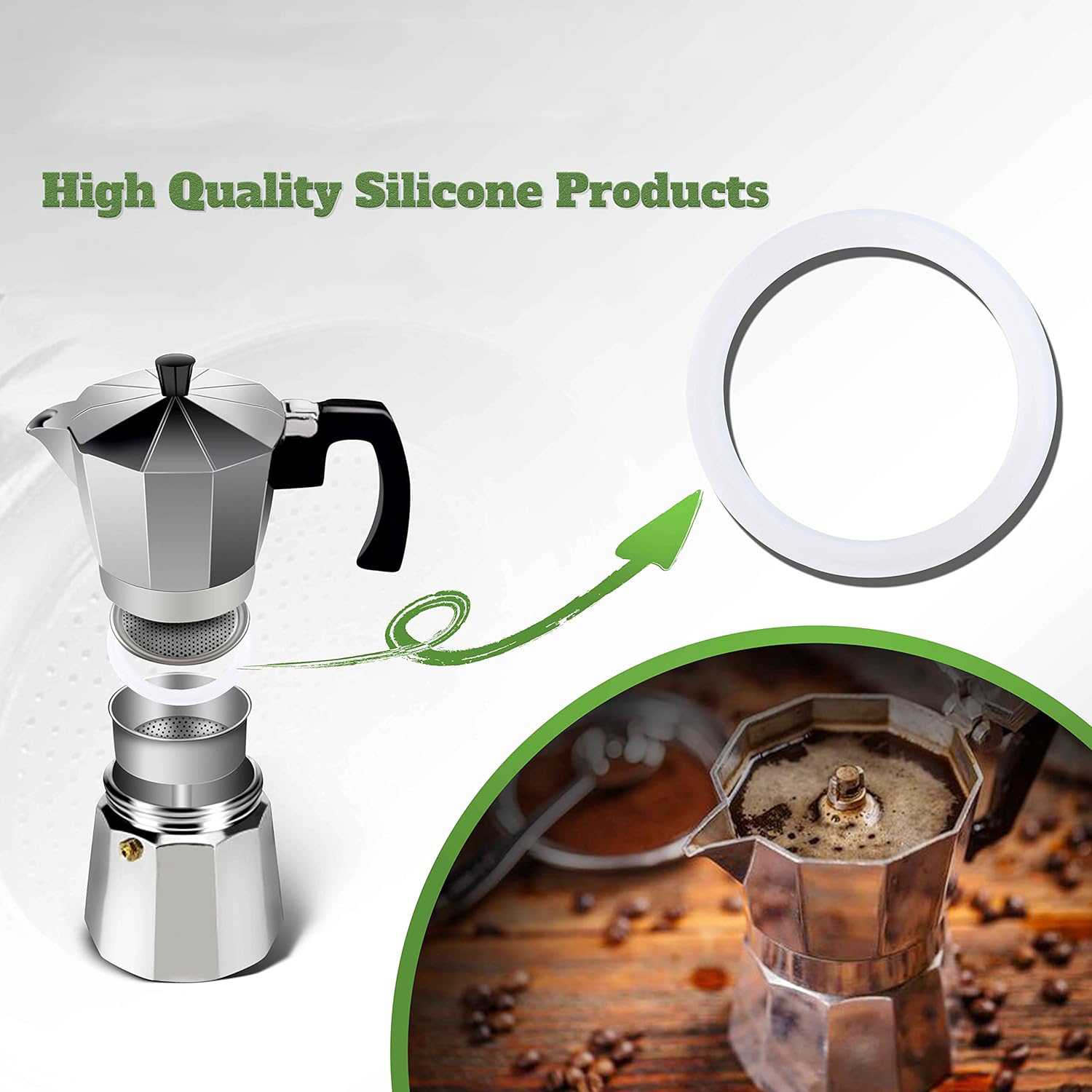 Jual Jayce Karet Silikon Moka Pot Silicone Seal Ring Gasket 70mm