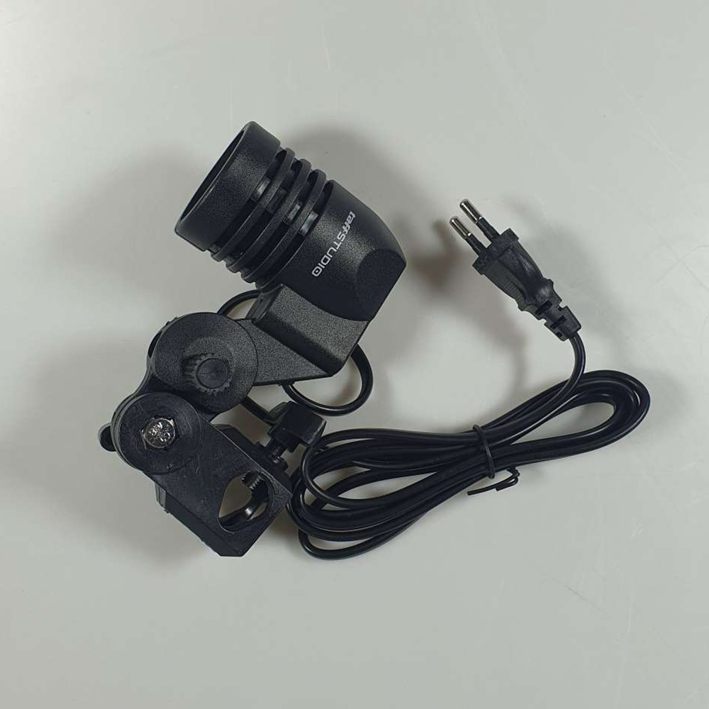 TaffSTUDIO Lamp Holder Lampu Foto Soket E27 dengan Dudukan Payung - HQ-DZ001