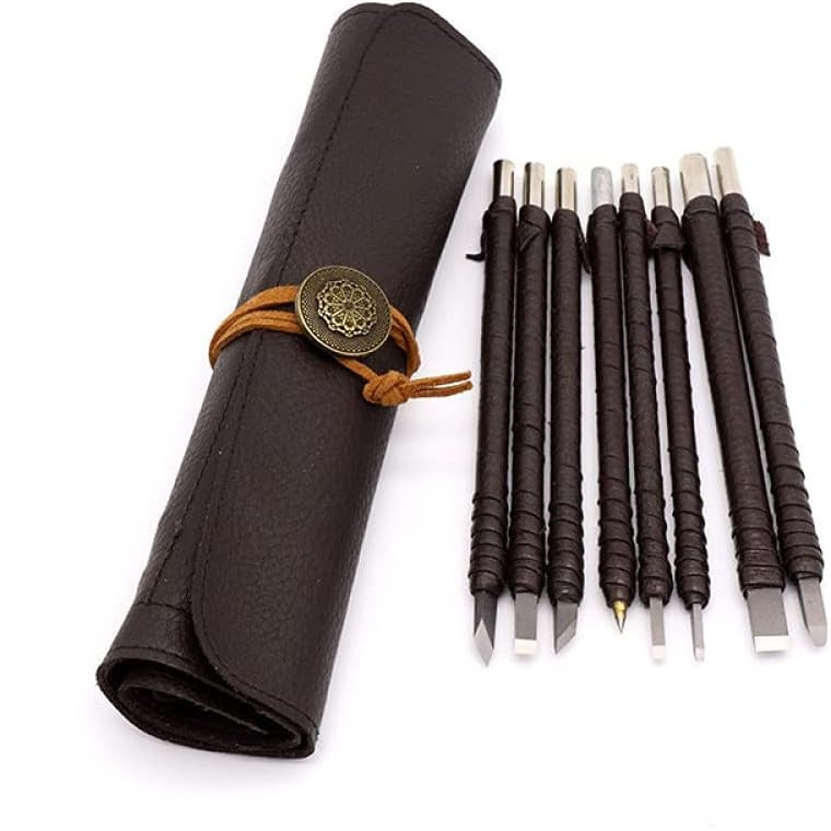 KTUCN Pisau Ukir Seni Pahat Carving Tool Tungsten Steel 8 PCS - K8