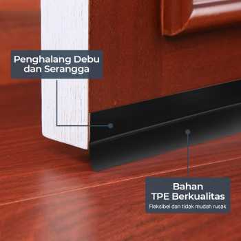 TaffHOME Lis Penutup Celah Pintu Penghalang Debu Door Bottom Seal - EACC25