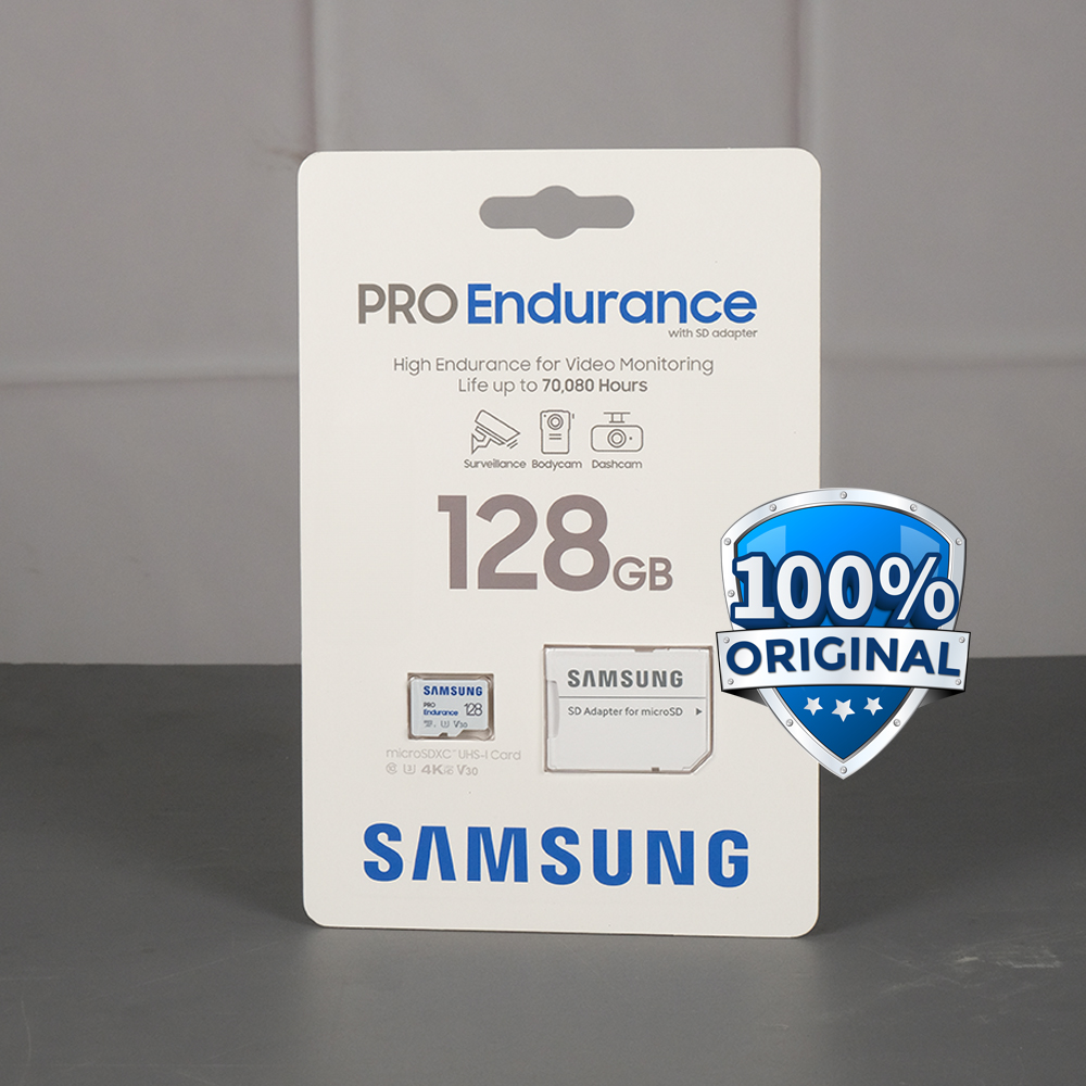Kartu Memori CCTV MP3 Penyimpanan PRO Endurance MicroSDXC U3 U1 V30 V10 100MB/s with Adapter