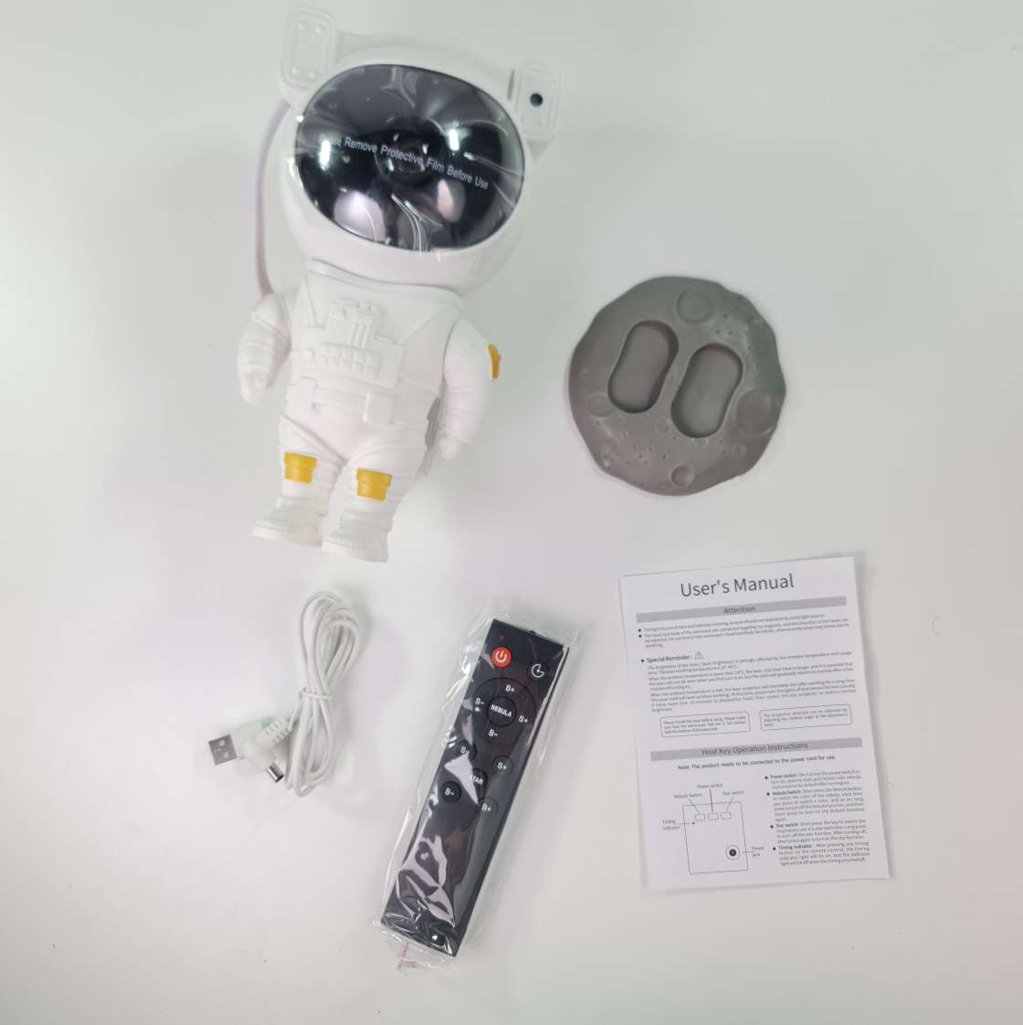TaffLED Lampu Tidur Proyektor Astronaut Galaxy Light 8 Colors 5W 240V - HD481