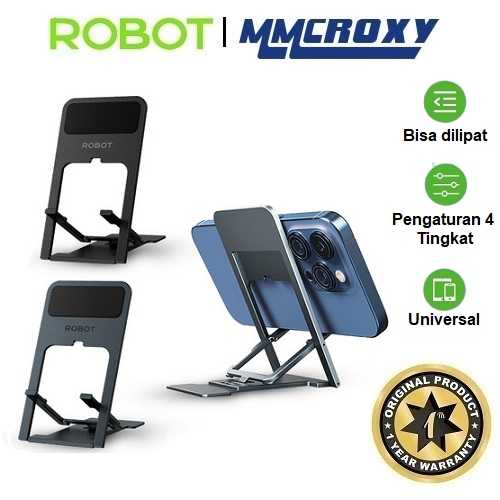 Jual Robot RT-US12 Phone Holder Universal Ultra-thin Foldable