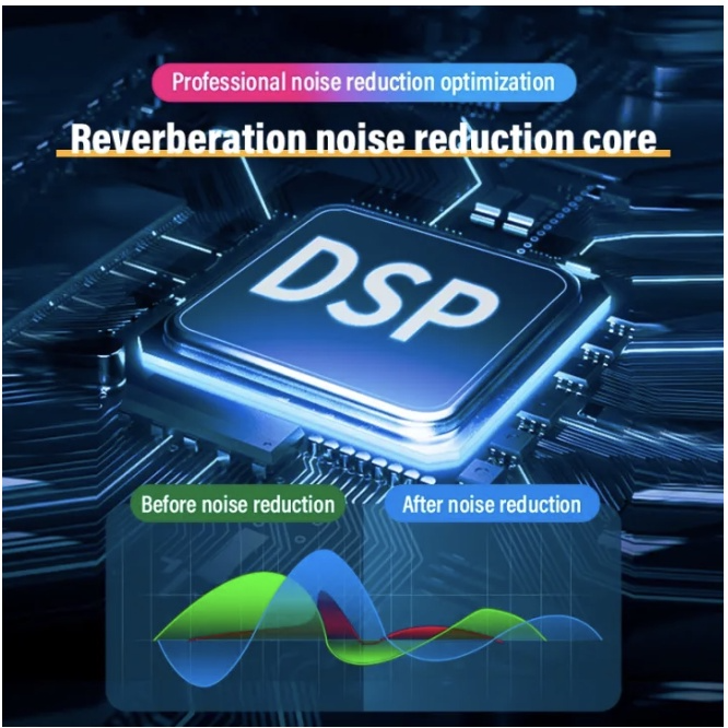 OLDTREE Mixer Audio External Sound Card Live Bluetooth 16 Effects - K500