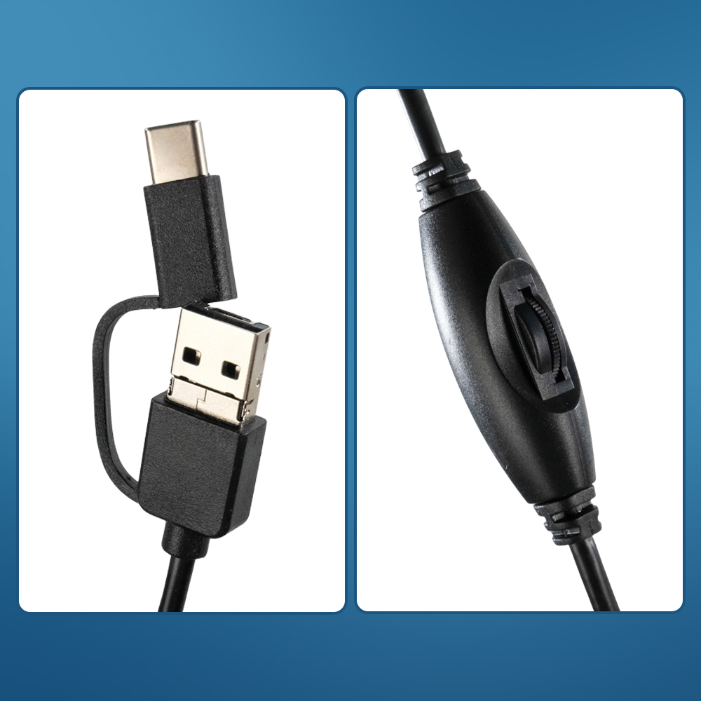TaffOmicron Kamera Endoskop Pembersih Telinga Endoscope USB 3 in 1 - i96