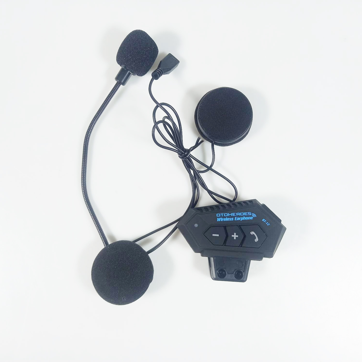 OTOHEROES Headset Helm Bluetooth Call Music Waterproof 500mAh - BT-12