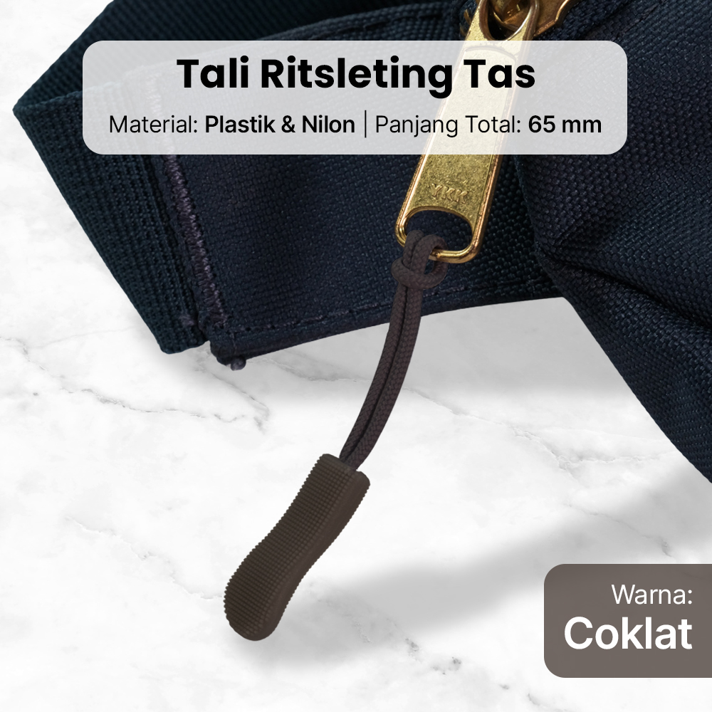 Tali Ritsleting Tas Gantungan Plastik Nilon - RV98