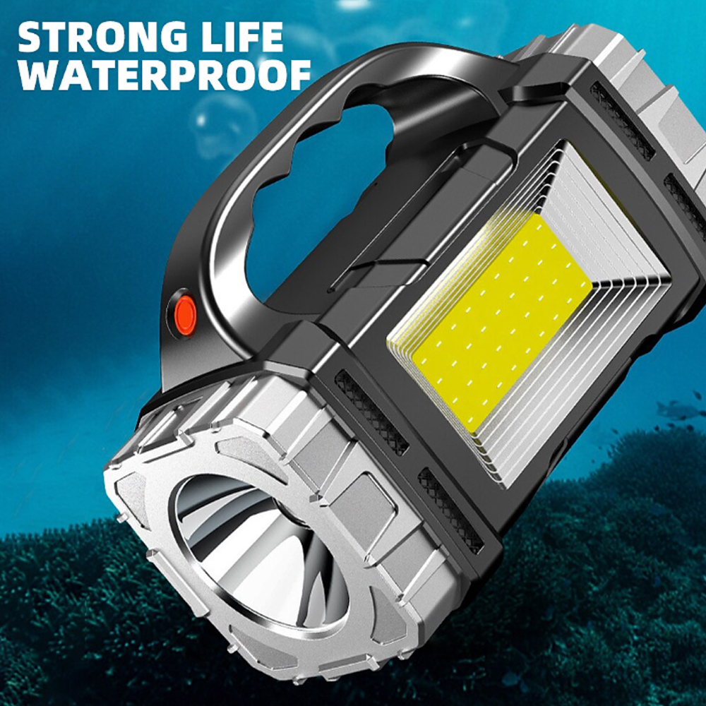 Rozoa Senter LED Camping Lamp Solar Power Bank Rechargeable - JY-2289