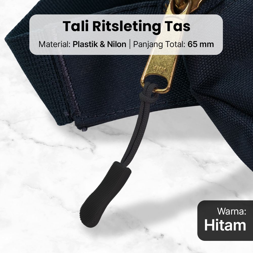 Tali Ritsleting Tas Gantungan Plastik Nilon - RV98