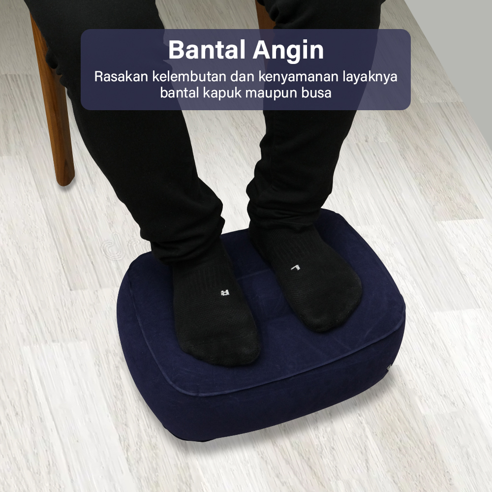 SOKI Bantal Angin Kaki Portabel Inflatable Relaxing Feet Pillow - IAF-05