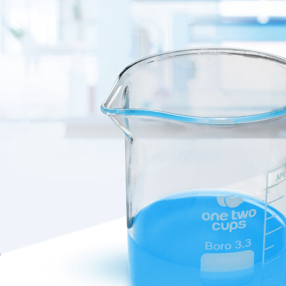 One Two Cups Gelas Ukur Lab Kimia Multifungsi Borosilicate Glass - GG-17