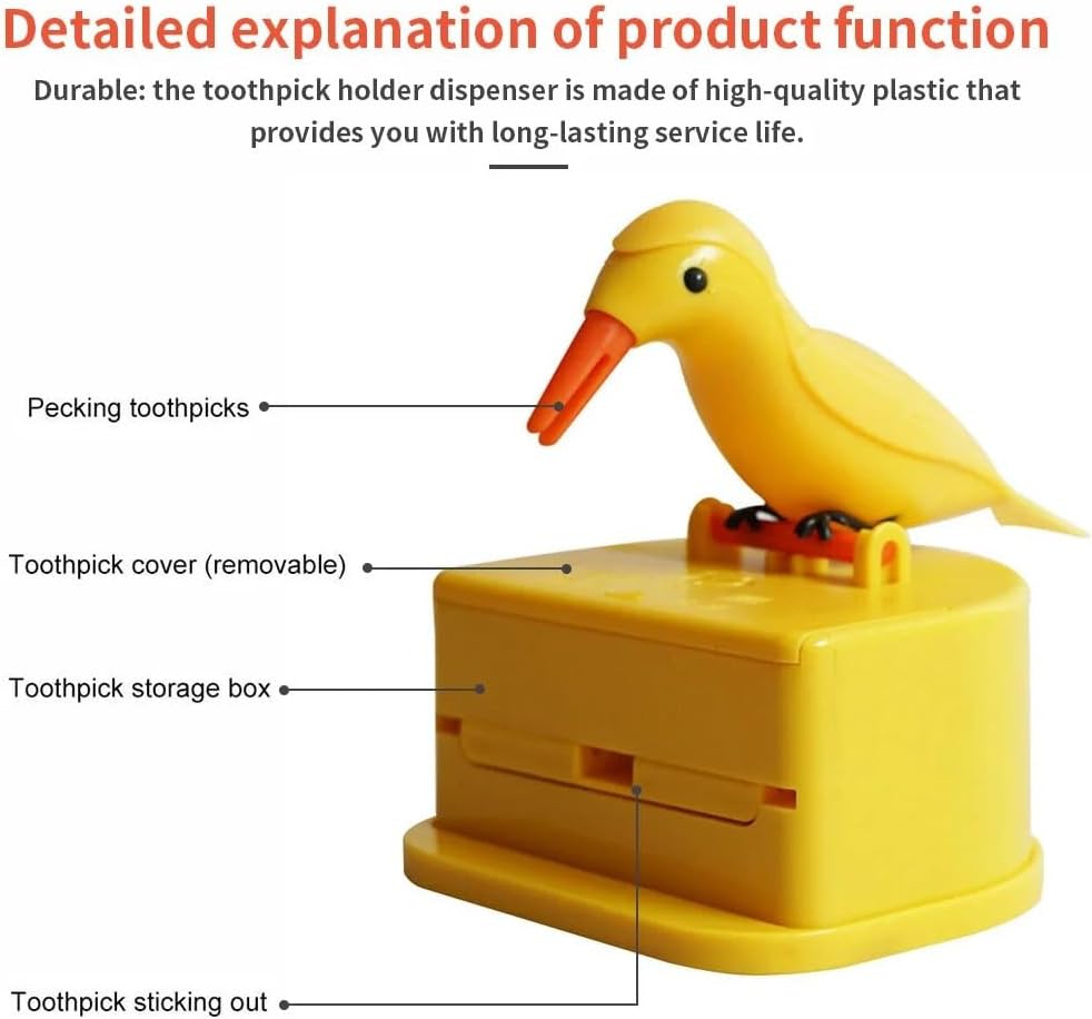 UMI ZHI Kotak Dispenser Tusuk Gigi Model Burung - AK532