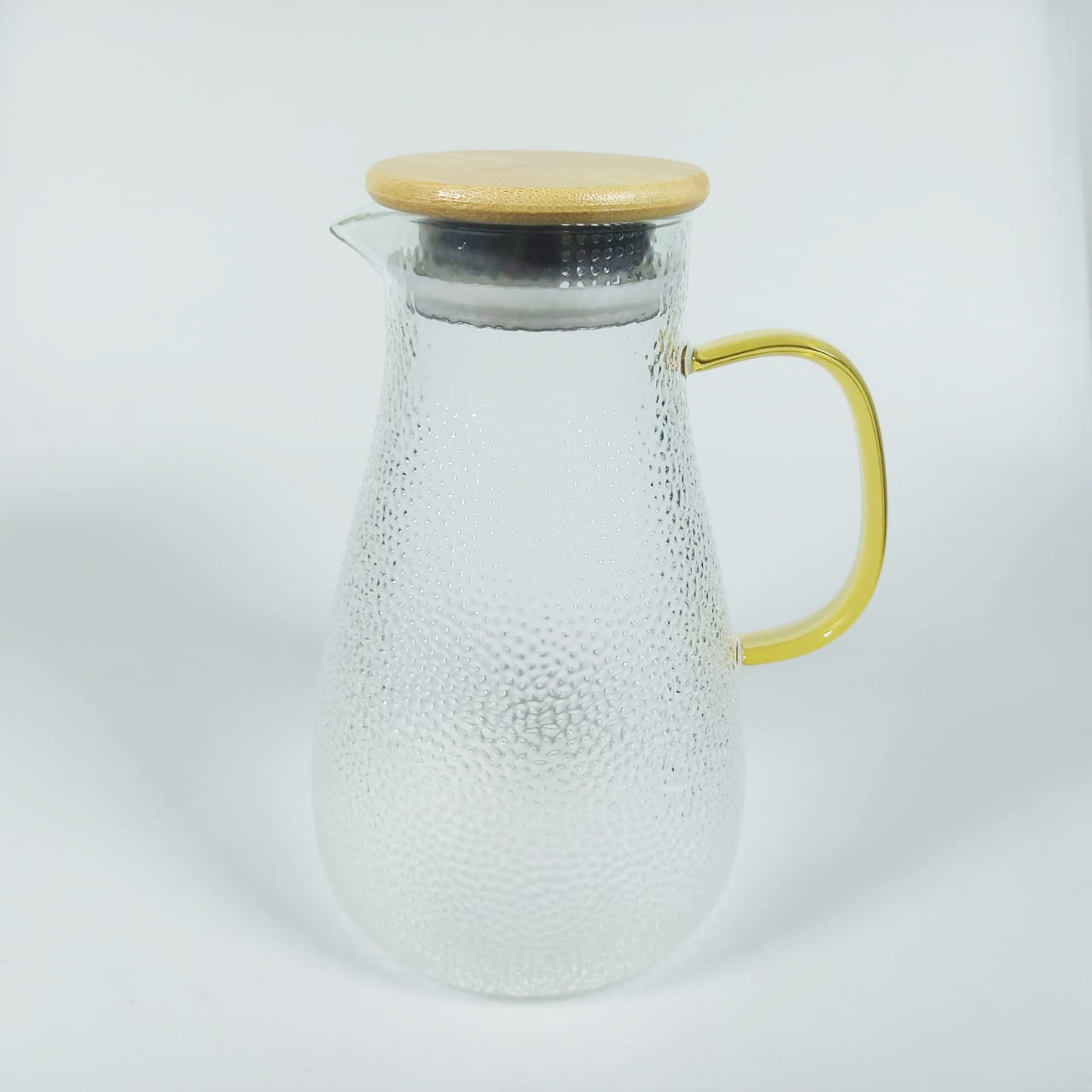 BORREY Teko Pitcher Kaca Tahan Panas Water Jug 1.8L with 2 Cups - BR3