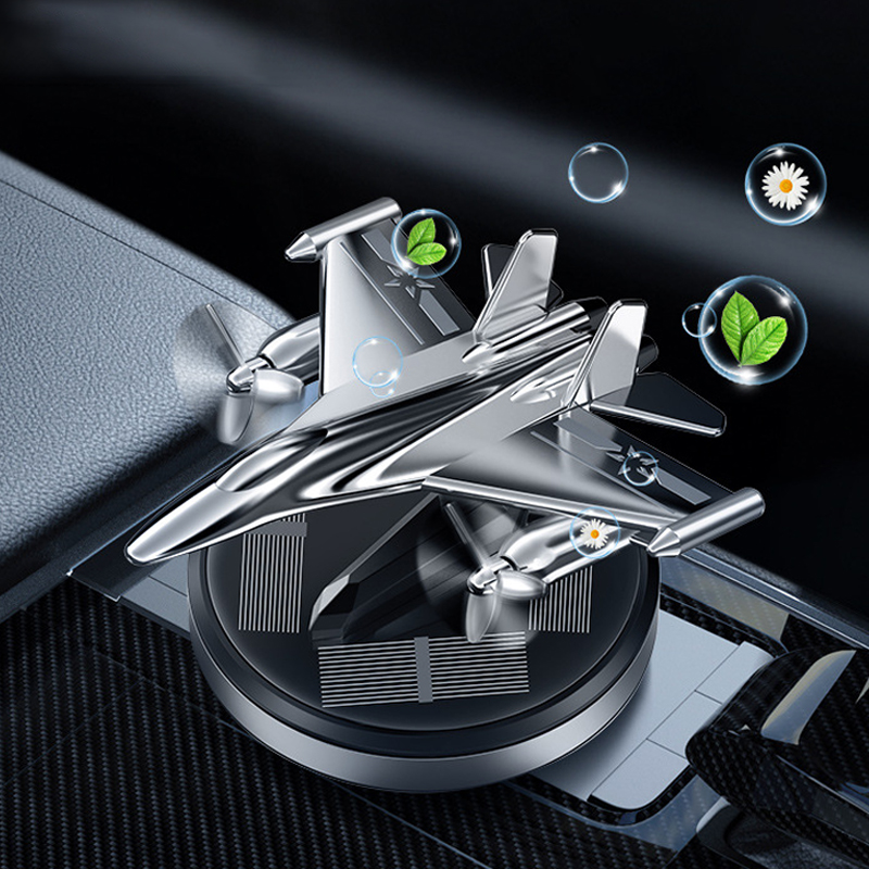 Tefanball Parfum Mobil Dashboard Pesawat Tenaga Surya Car Freshener - F16