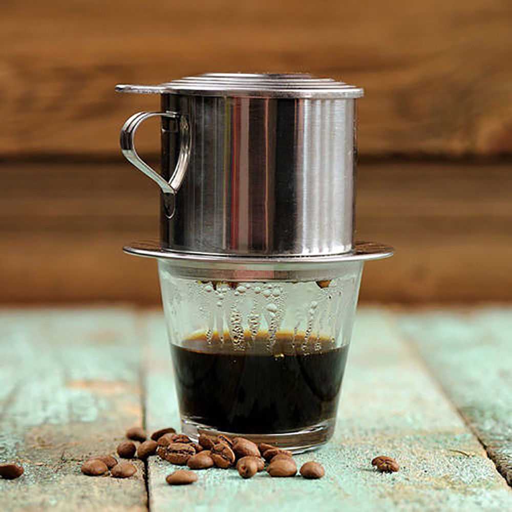 One Two Cups Vietnam Drip Coffee Filter Pot Saringan Kopi - LC1 - Gambar 4