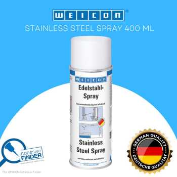 Weicon Stainless Steel Spray 400 ml Semprotan Pelapis Anti Karat Baja