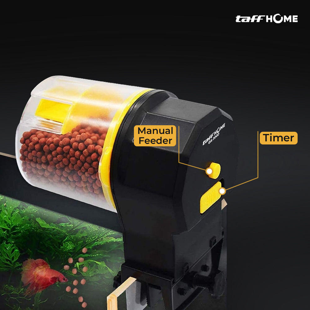 TaffHOME Dispenser Makanan Ikan Aquarium Automatic Food Timer - GA-300D