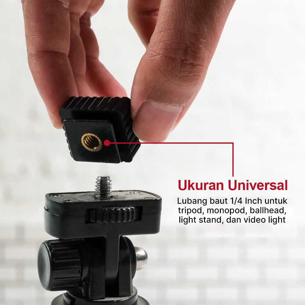 Hot Shoe Kamera DSLR 1/4 Inch Thread