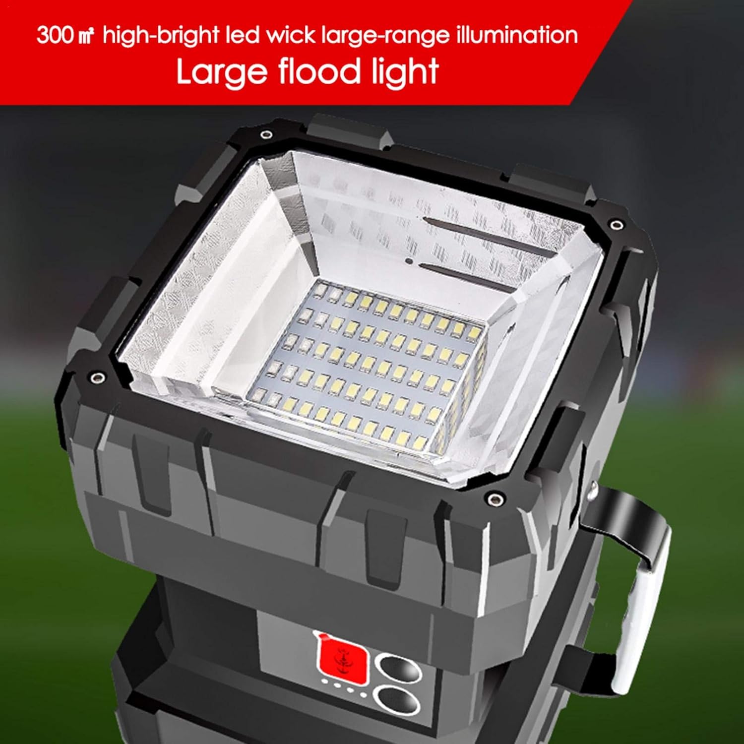 Missbee Senter Camping Lampu LED Dual Head Rechargeable 3600mAh - W844
