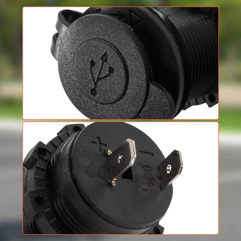 GRIFFIN Dual USB Port Charging 12V for Motorcycle - QC2