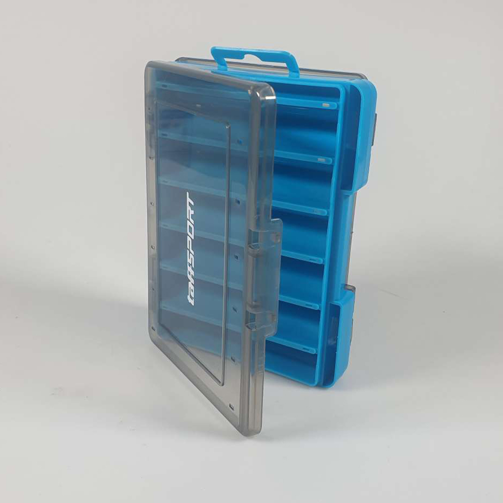 TaffSPORT Kotak Perkakas Kail Pancing Tackle Box Double Side 12 Grid - YR-12