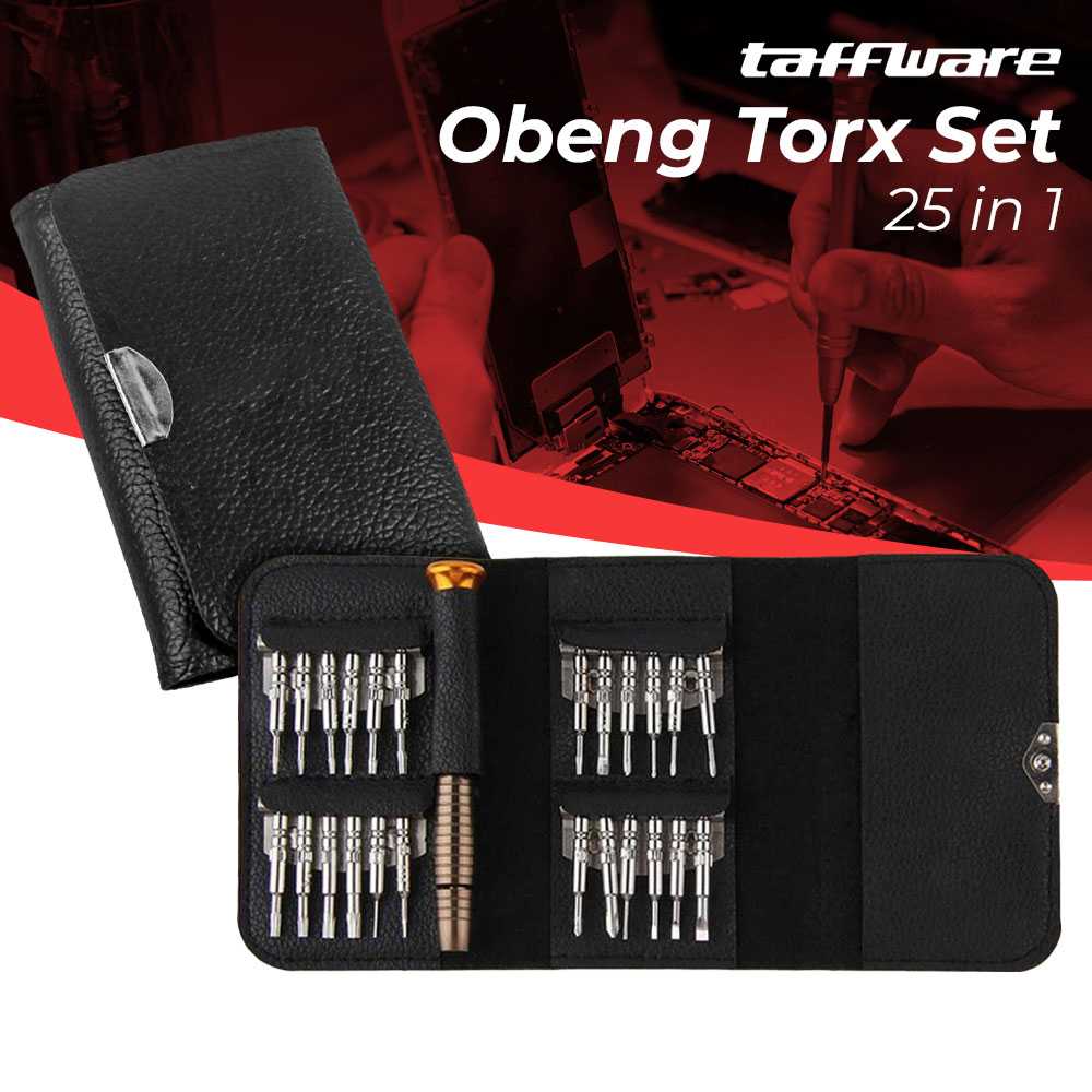Jual Taffware Obeng Reparasi Smartphone Torx Set 25in1 - JN21