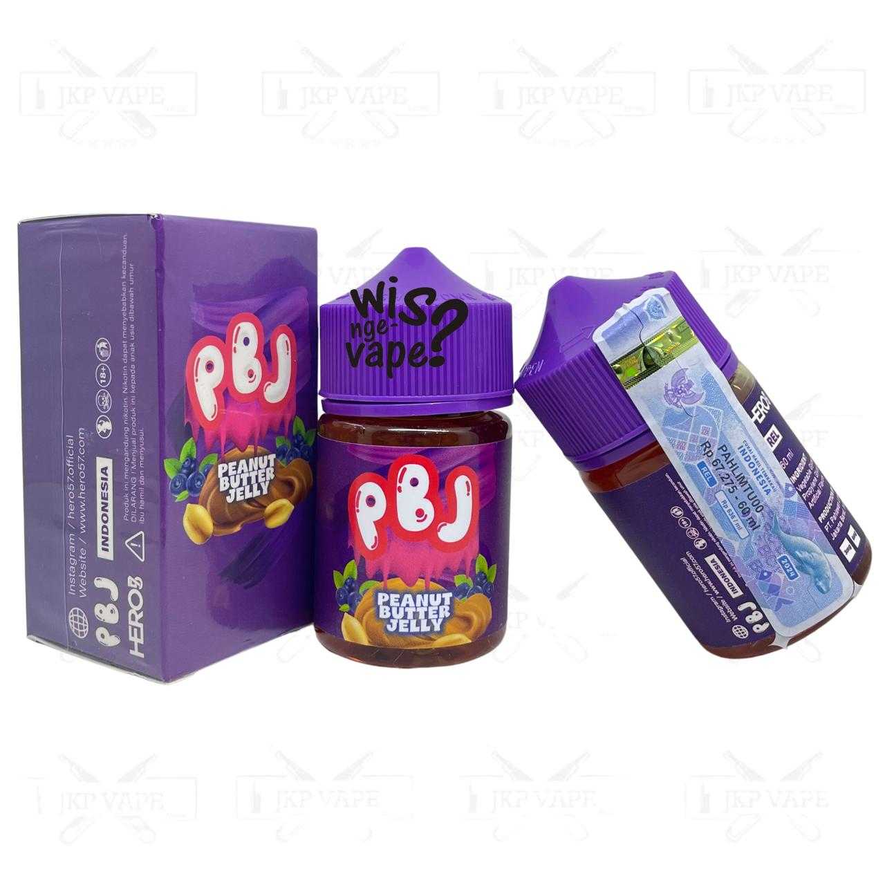 Jual PBJ 60ML - PREMIUM LIQUID VAPE BY HERO57 | Jakmall.com