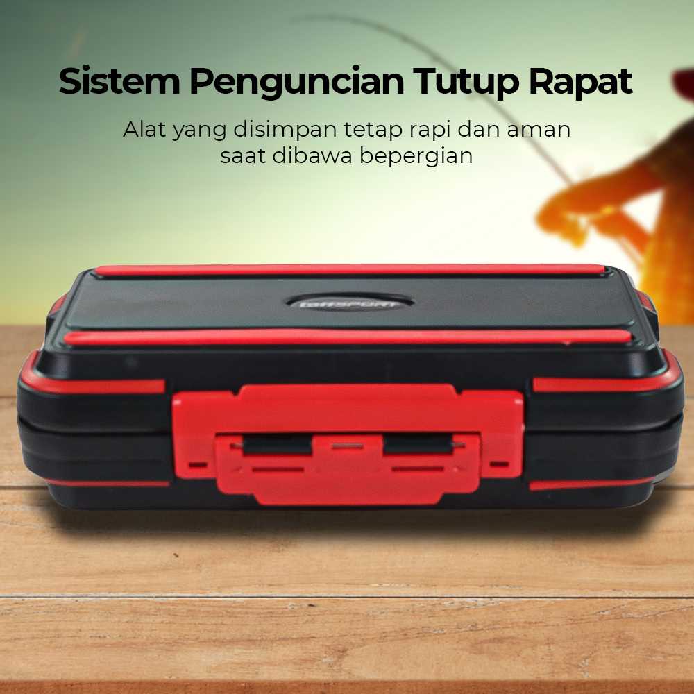 TaffSPORT Kotak Perkakas Kail Pancing Tackle Box Waterproof - DY029 - Gambar 4