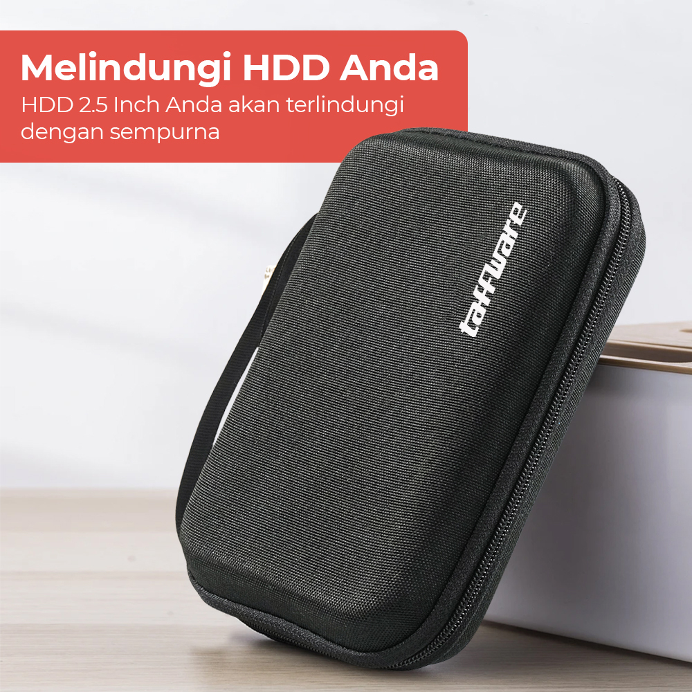 Taffware Kotak Penyimpanan Harddisk HDD Protective EVA Case 2.5 Inch - C6962