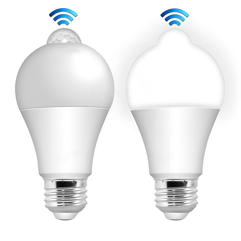 ExLED Lampu LED dengan PIR Sensor E27 4000K 12W - Ex01