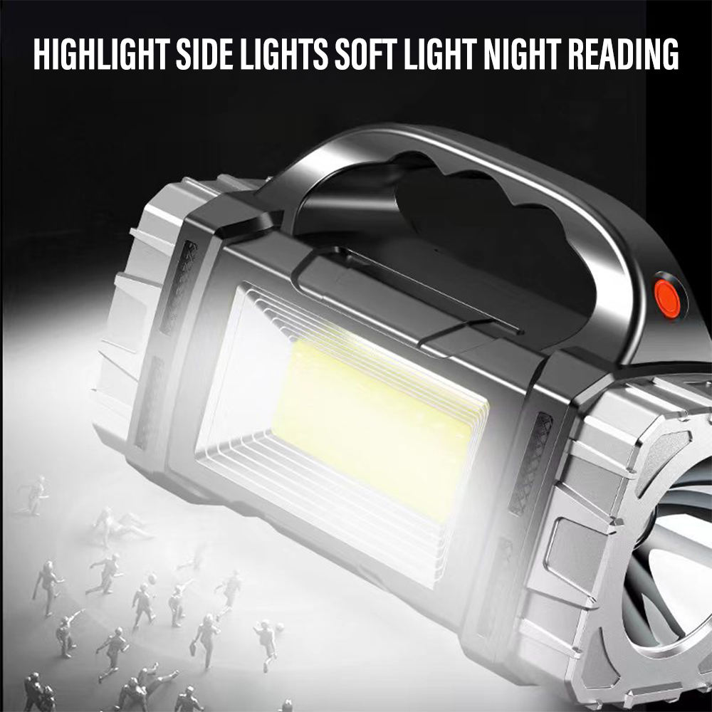 Rozoa Senter Camping Lampu LED COB Solar Power Bank Rechargeable - JY-2289