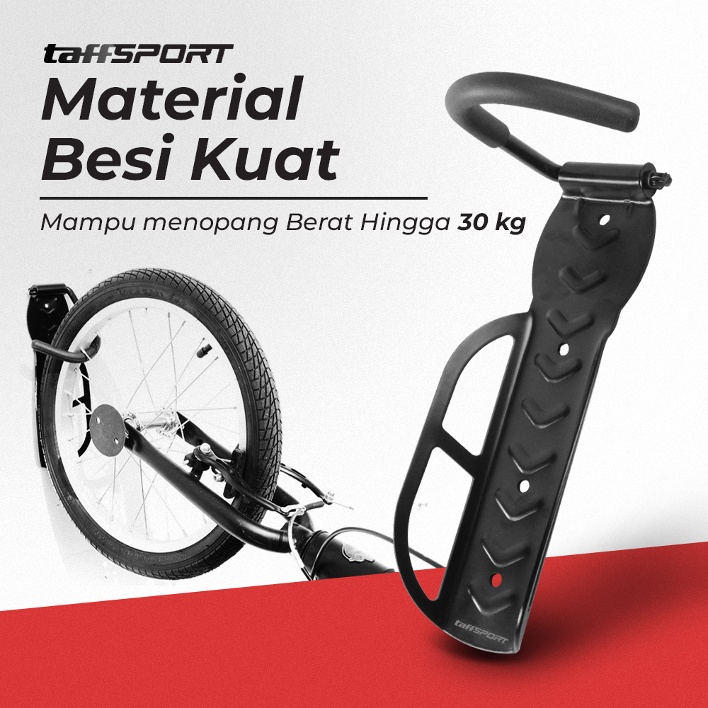 TaffSPORT Gantungan Dinding Sepeda Bike Wall Hook Hanger - 56921