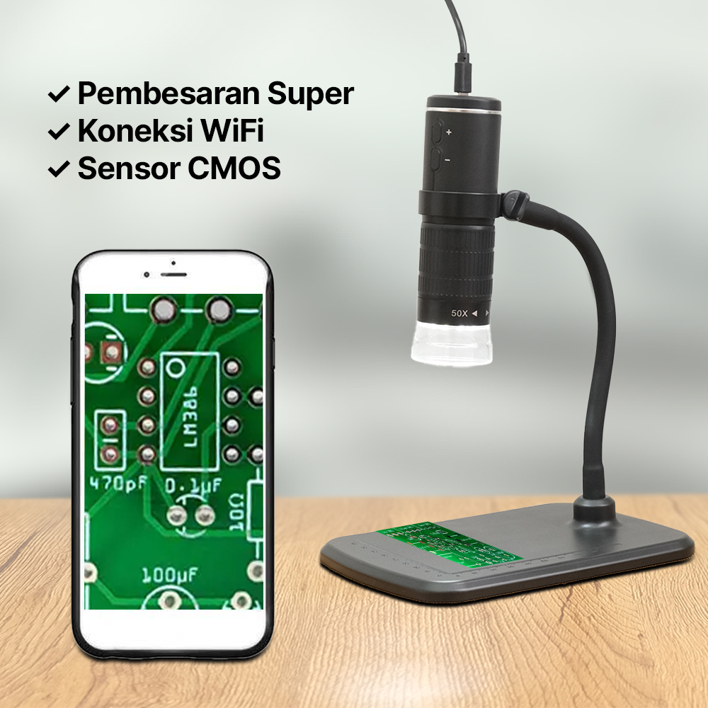 KKMOON Mikroskop Digital USB Android IOS HD 1000x Magnification - F210