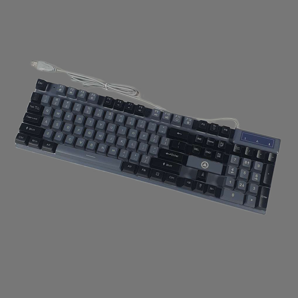 YINDIAO Mechanical Feel Keyboard Gaming Wired USB RGB 104 Key - K500