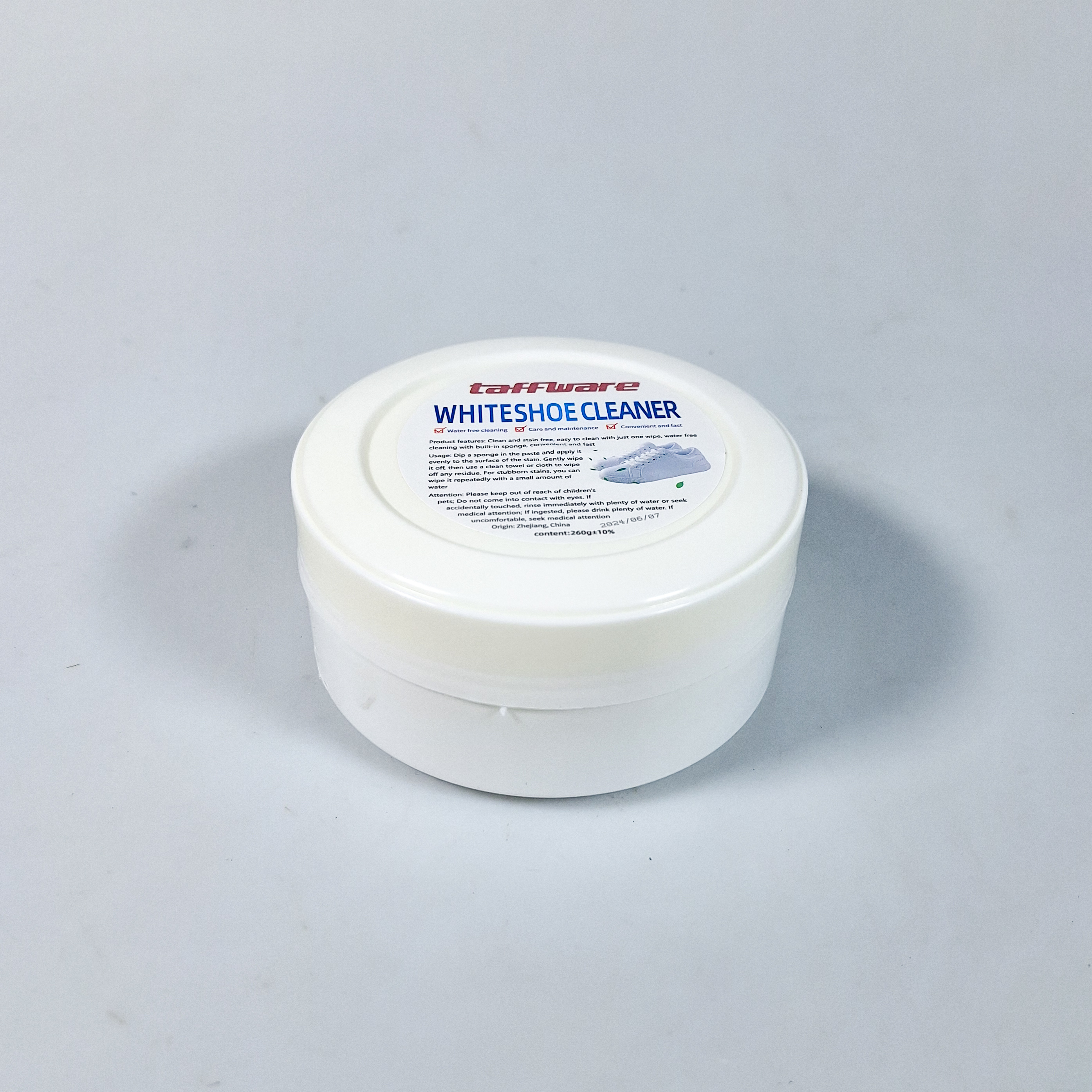 Taffware Krim Pemutih Pembersih Sepatu Sneakers 260g with Spons - Q220