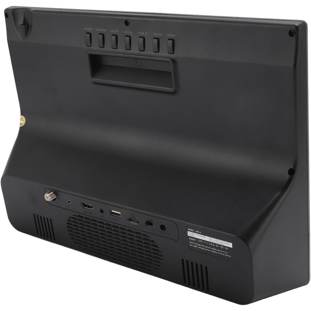Taffware Portable Monitor TV 14 Inch TFT LED HD DVB-T2 8800mAh - MT14