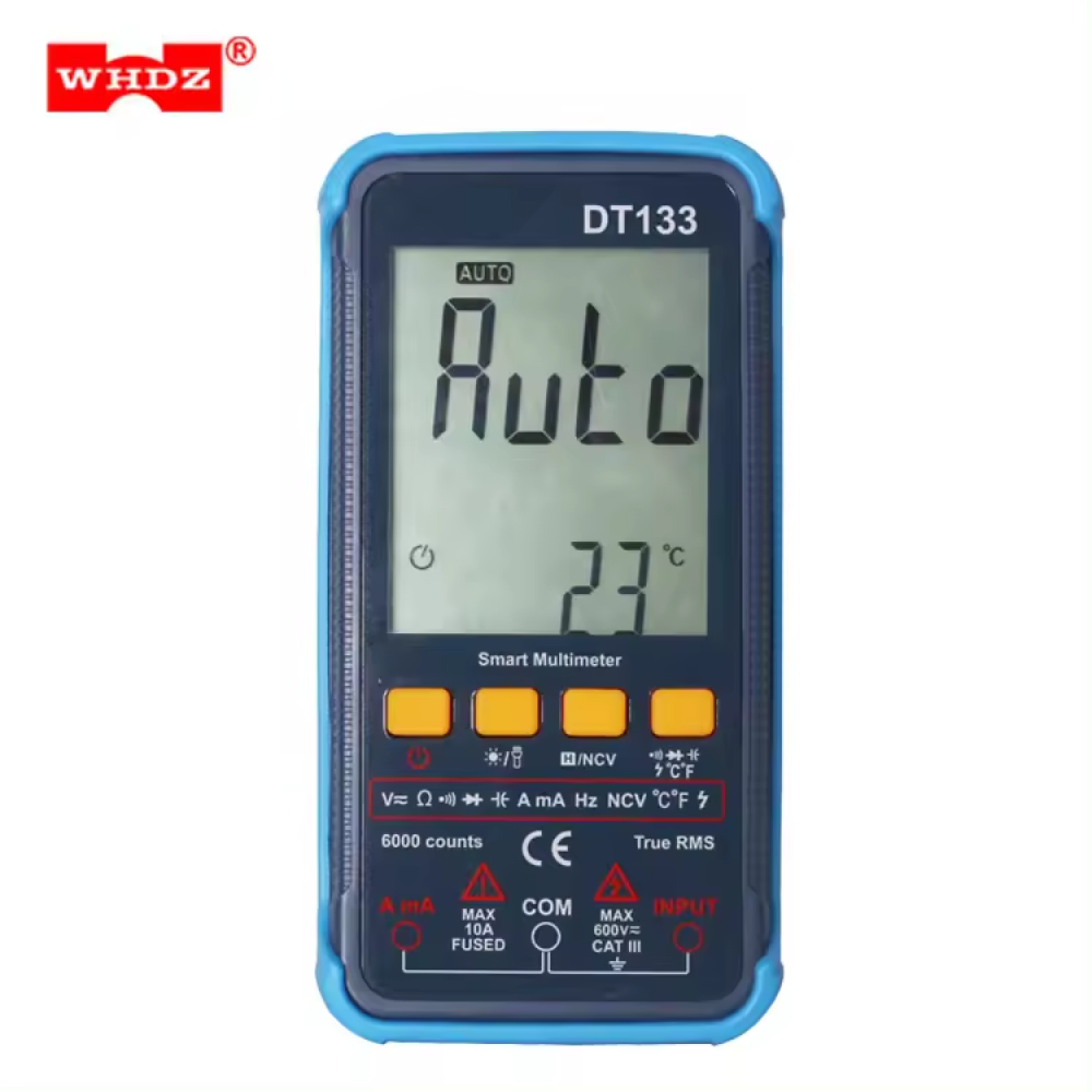 WHDZ Digital Multimeter Portable NCV Voltage Tester 600V - DT133