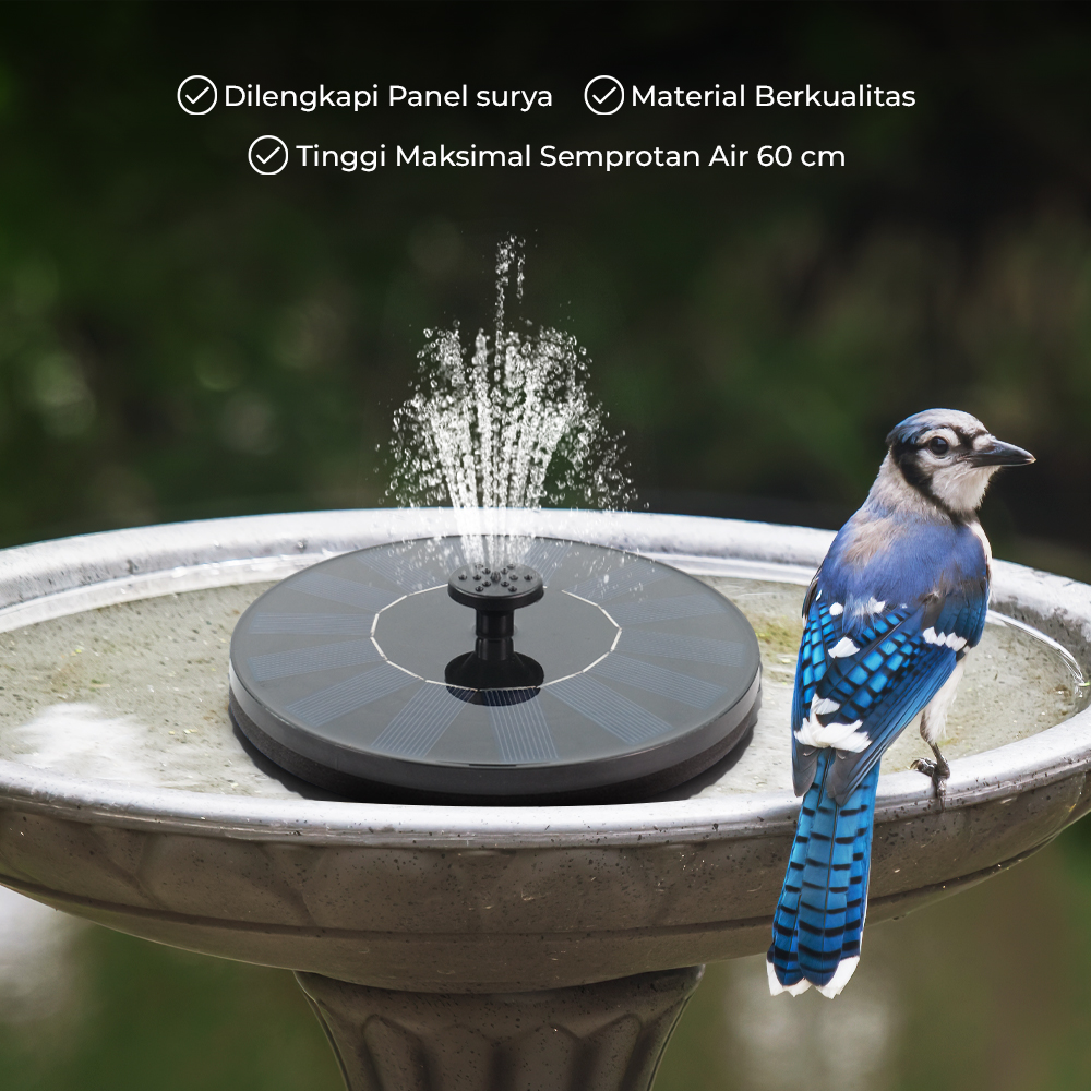 LeKing Air Mancur Kolam Tenaga Surya Solar Water Fountain - ZK737